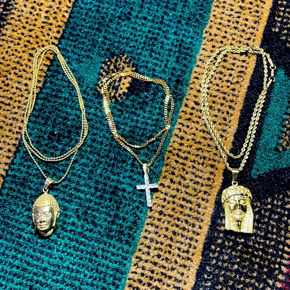 The Gold Gods Three Chain Combo Set - Picture 1 of 6